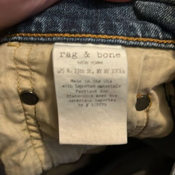 Rag & Bone Standard Issue Distressed Denim Jeans - Picture 9 of 11